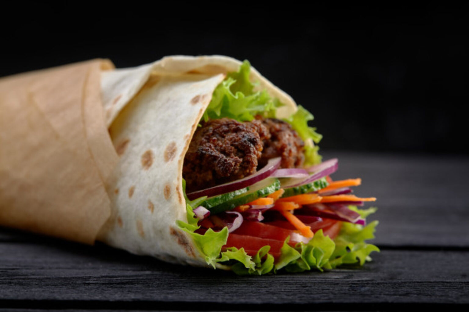 Lamb Kofta Wrap MediTerra Kitchen