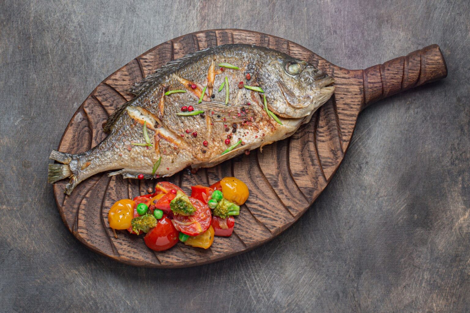 Grilled Sea Bass/Sea Bream (GF) MediTerra Kitchen